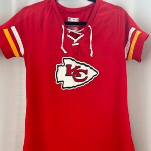 NFL Team Apparel Kansas City Chiefs Jersey Shirt Women's Kelce 87 Size M